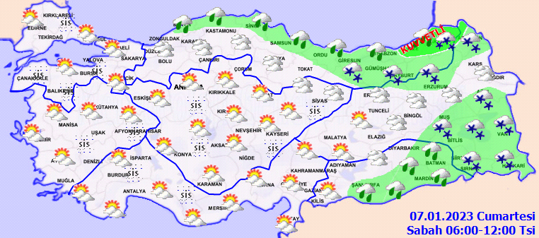 Meteoroloji ''Ulaşımda aksamalara dikkat'' dedi ve çok sayıda il için kar yağışı uyarısı yaptı 2