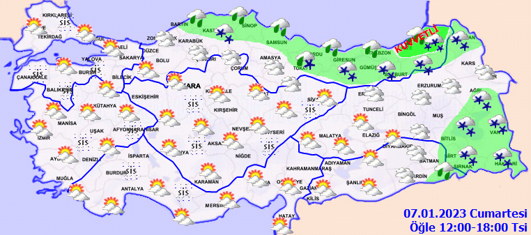 Meteoroloji ''Ulaşımda aksamalara dikkat'' dedi ve çok sayıda il için kar yağışı uyarısı yaptı 3
