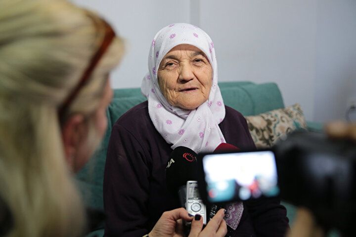 Cumhurbaşkanı Erdoğan selzede Zülfiye Nine'nin evine misafir oldu 5