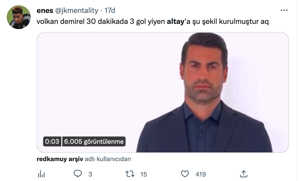 Altay'ın performansı sosyal medyada alay konusu oldu 6
