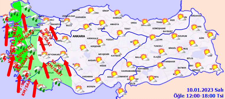 Meteoroloji uyardı: Kuvvetli yağış ve fırtına bekleniyor, çatı uçmalarına dikkat! 4