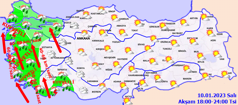 Meteoroloji uyardı: Kuvvetli yağış ve fırtına bekleniyor, çatı uçmalarına dikkat! 5