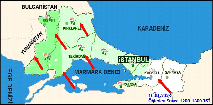İstanbul'da fırtına ve yağmura dikkat! 2