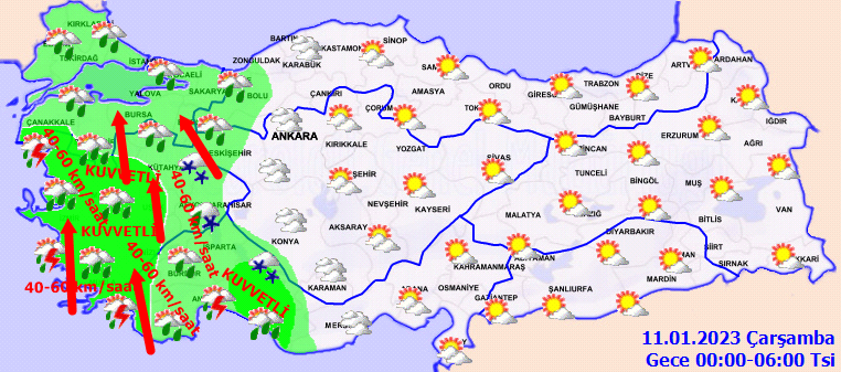 İstanbul da listede! Meteoroloji’den kar yağışı ve sağanak uyarısı (11 Ocak) 2