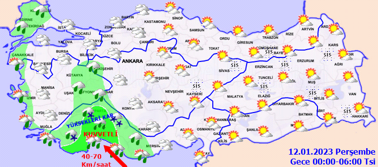 Meteorolojiden 11 kente şiddetli yağış ve fırtına uyarısı 5