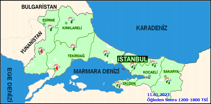 İstanbul'da hava sıcaklığı 5 derece düşecek 2
