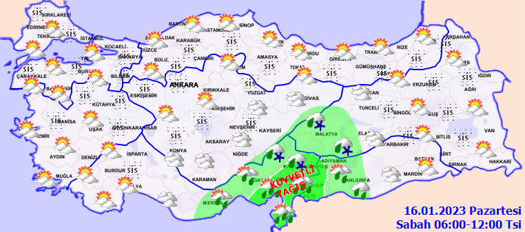 Meteorolojiden 6 kente sarı alarm! Kuvvetli yağış ve kar geliyor! 2