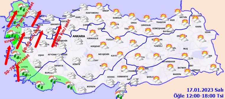 Meteorolojiden 19 kent için uyarı! Kuvvetli yağış ve fırtınaya dikkat 3