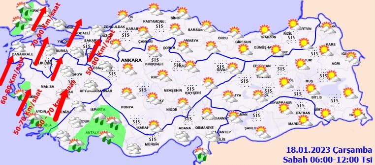 Bu illerde yaşayanlar dikkat! Meteorolojiden 19 kente fırtına uyarısı 2