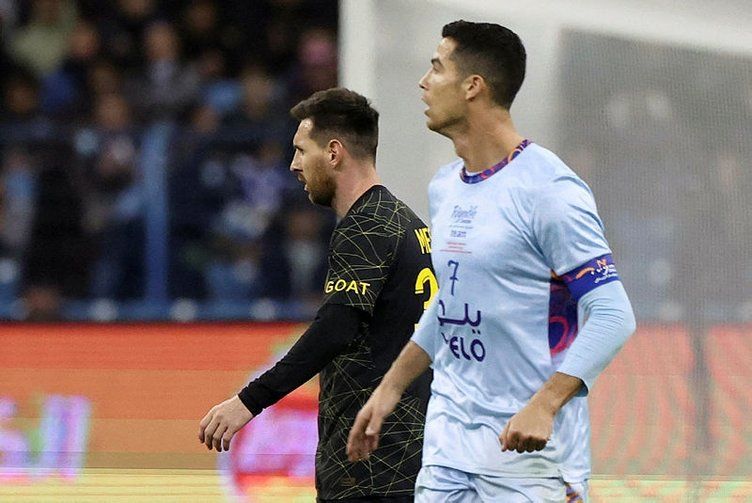 Ronaldo ve  Messi'den muhteşem düello! Al Nassr/Al Hilal Karması 4 - 5 Paris Saint Germain | Maç sonucu 1
