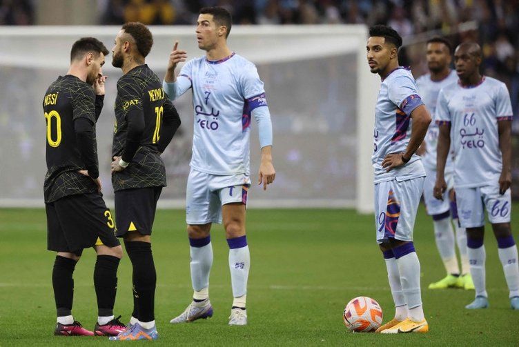 Ronaldo ve  Messi'den muhteşem düello! Al Nassr/Al Hilal Karması 4 - 5 Paris Saint Germain | Maç sonucu 10