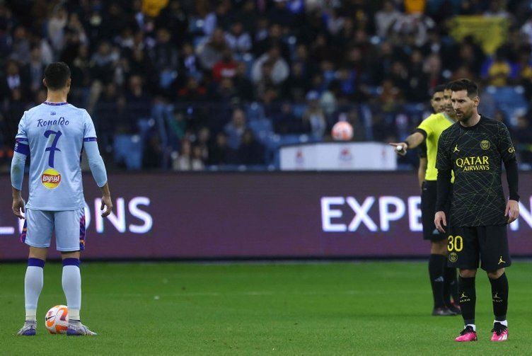 Ronaldo ve  Messi'den muhteşem düello! Al Nassr/Al Hilal Karması 4 - 5 Paris Saint Germain | Maç sonucu 7