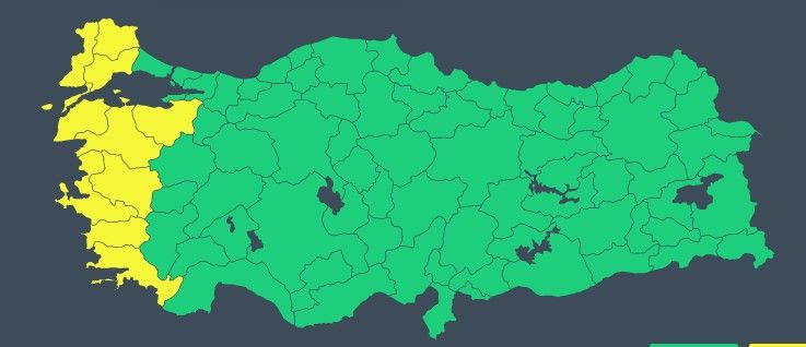 Meteorolojiden 10 kente fırtına ve yağmur uyarısı! 4
