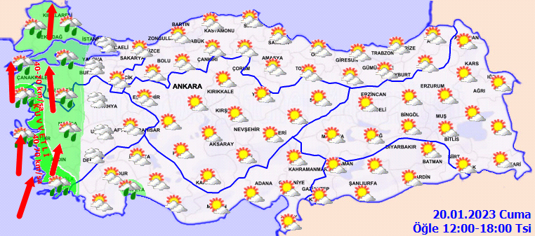 Meteorolojiden 10 kente fırtına ve yağmur uyarısı! 3