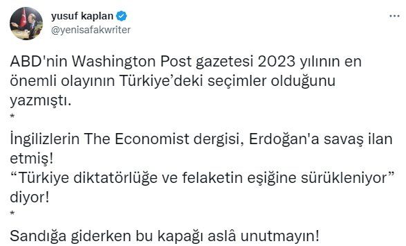 Ekonomist'ten skandal kapak! Tepkiler çığ gibi büyüyor! "Sandığa giderken bu kapağı aslâ unutmayın" 3