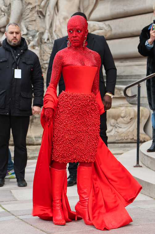 Doja Cat sıra dışı tarzıyla Paris Moda Haftası'na damga vurdu 4