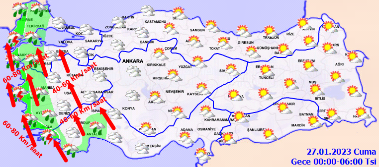 Meteorolojiden Ege Denizi için fırtına uyarısı! 9 kuvvetinde olacak 5