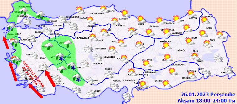 Meteoroloji bölge bölge açıkladı 10