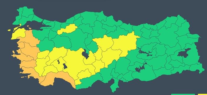 Meteorolojiden 21 kente fırtına ve gök gürültülü yağış uyarısı! 5