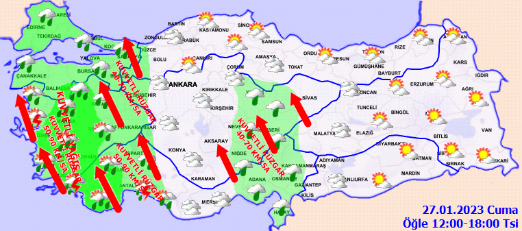 Meteorolojiden 21 kente fırtına ve gök gürültülü yağış uyarısı! 3