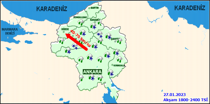 Meteorolojiden Ankaralılara kar ve fırtına uyarısı 2