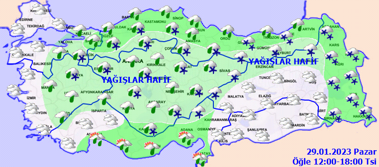 Meteorolojiden beklenen haber geldi! Havalar soğuyor, hafta boyunca kar yağışı olacak! İşte haftalık hava durumu tahminleri (29 0cak-2 Şubat) 2