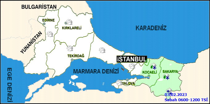 İstanbul için karla karışık yağmur ile buz ve don uyarısı! 2