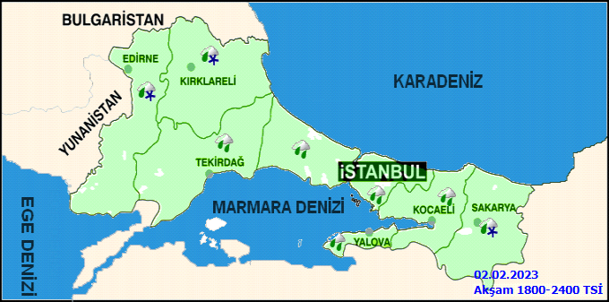 İstanbul için karla karışık yağmur ile buz ve don uyarısı! 4