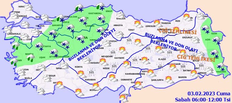 Meteorolojiden birçok kente kar uyarısı! Buzlanma ve don olayına dikkat 2