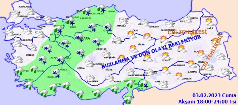 Meteorolojiden birçok kente kar uyarısı! Buzlanma ve don olayına dikkat 4