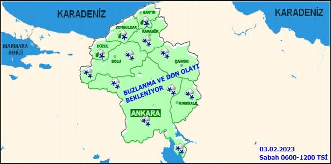 Meteorolojiden Ankara için kar uyarısı! Buzlanma ve don olayına dikkat 2