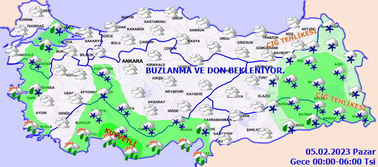 Yurt genelinde kuvvetli yağış bekleniyor... Bazı bölgeler çığ uyarısı yapıldı 7