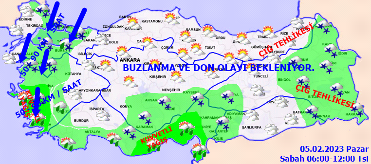 Yurt genelinde kuvvetli yağış bekleniyor... Bazı bölgeler çığ uyarısı yapıldı 8