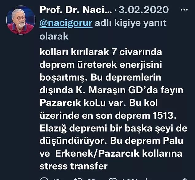 Kahramanmaraş'taki deprem için uyarılar yaptığı ortaya çıktı! 6