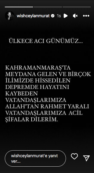 Kahramanmaraş depreminin ardından ünlülerden 'geçmiş olsun' mesajları 51