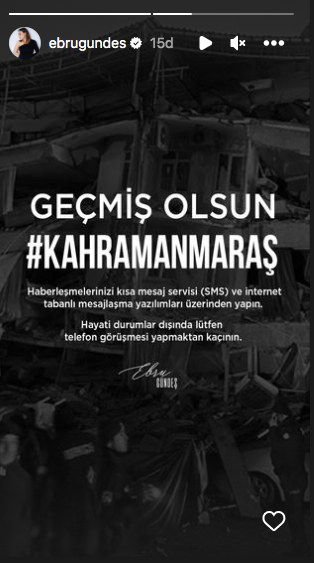 Kahramanmaraş depreminin ardından ünlülerden 'geçmiş olsun' mesajları 24