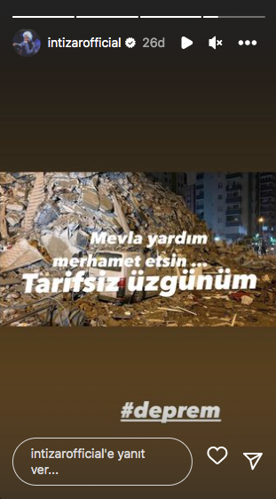 Kahramanmaraş depreminin ardından ünlülerden 'geçmiş olsun' mesajları 38