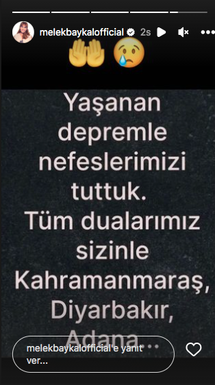 Kahramanmaraş depreminin ardından ünlülerden 'geçmiş olsun' mesajları 35