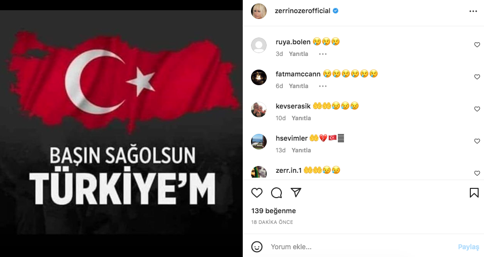 Kahramanmaraş depreminin ardından ünlülerden 'geçmiş olsun' mesajları 25