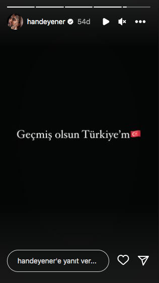 Kahramanmaraş depreminin ardından ünlülerden 'geçmiş olsun' mesajları 8