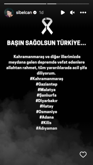 Kahramanmaraş depreminin ardından ünlülerden 'geçmiş olsun' mesajları 11