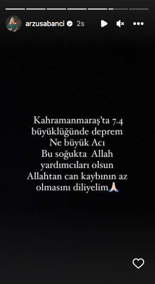 Kahramanmaraş depreminin ardından ünlülerden 'geçmiş olsun' mesajları 7