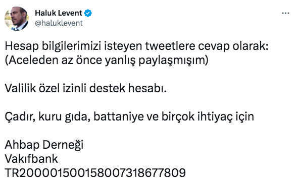 Haluk Levent deprem sonrası vatandaşları uyardı: ''Yapmayın! Etmeyin!'' 7