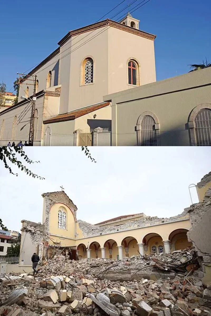 Yerle bir oldular! İşte yıkılan binaların eski ve yeni hali... 2