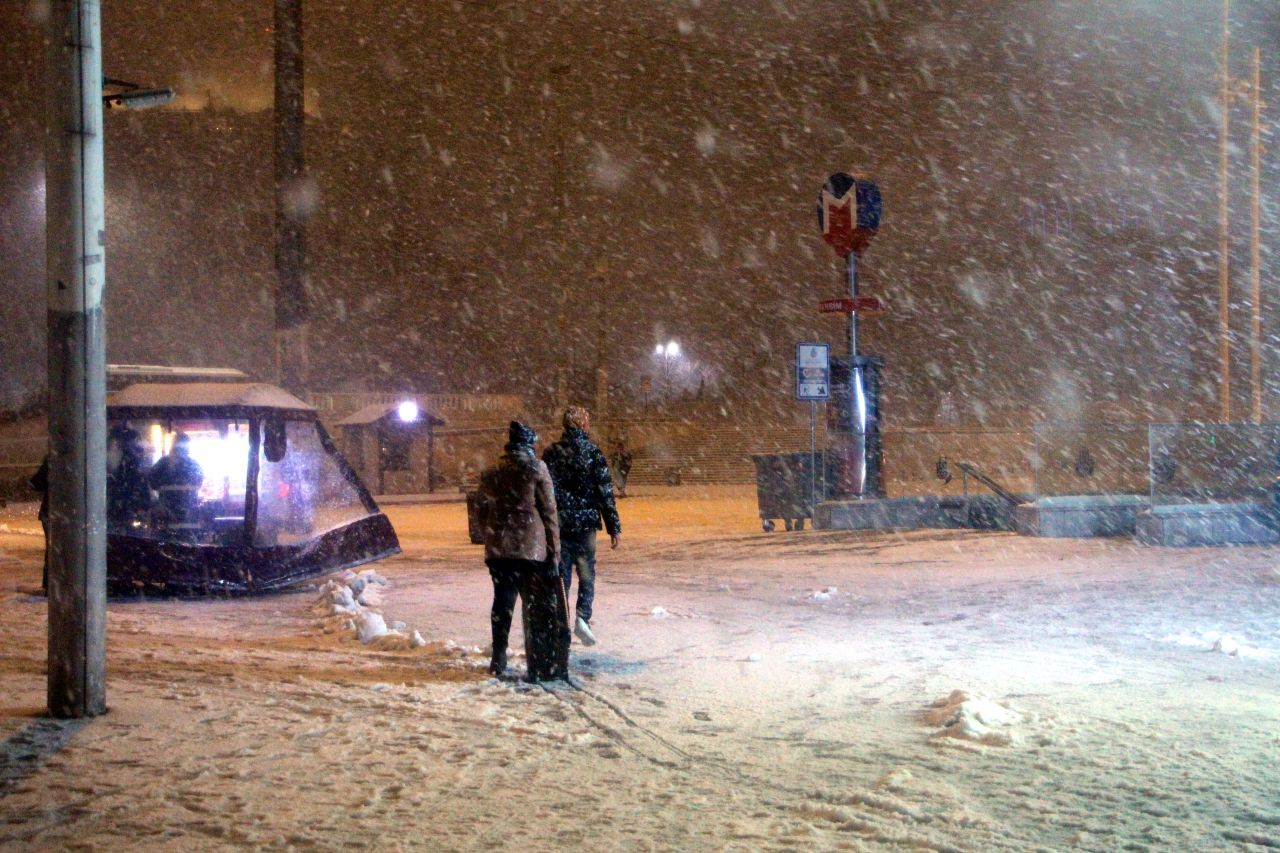 Meteorolojinin uyarılarının ardından İstanbul beyaza büründü 5