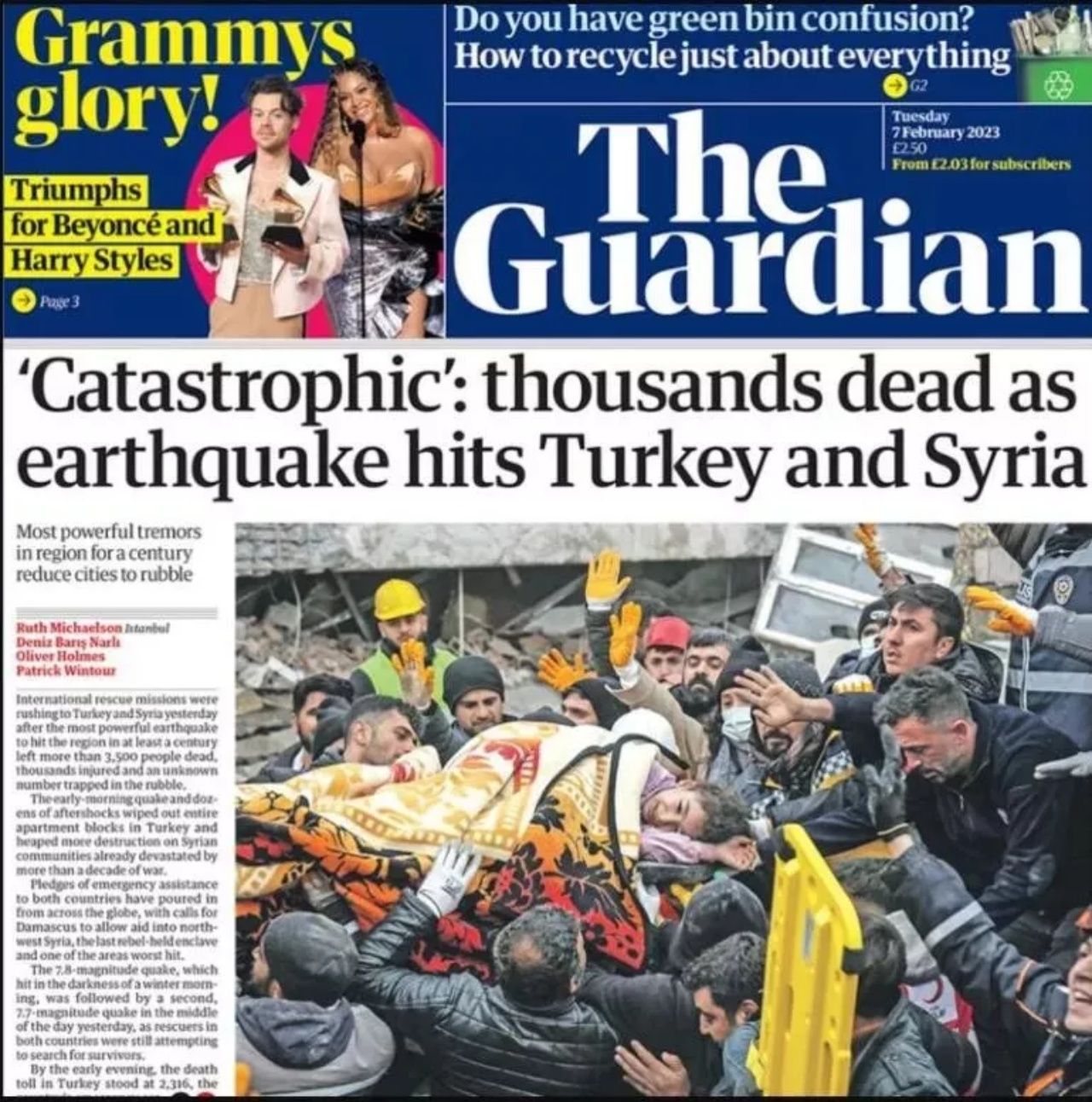 Yardım kampanyası başlatıldı! Türkiye'deki büyük felaket dünya basınının manşetlerinde 3