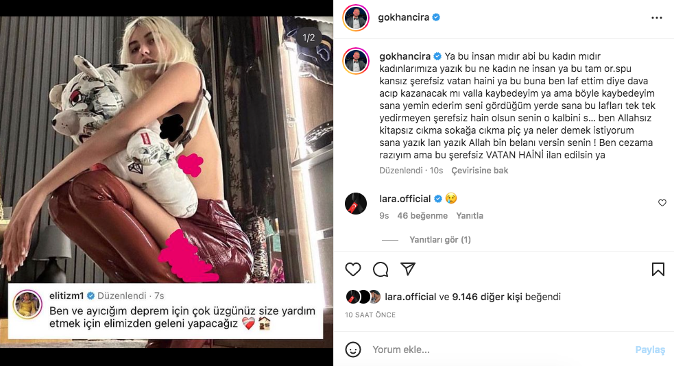 Ünlü isimlerden tepki yağdı! Bahar Candan'ın deprem paylaşımı sosyal medyayı ayağa kaldırdı 5