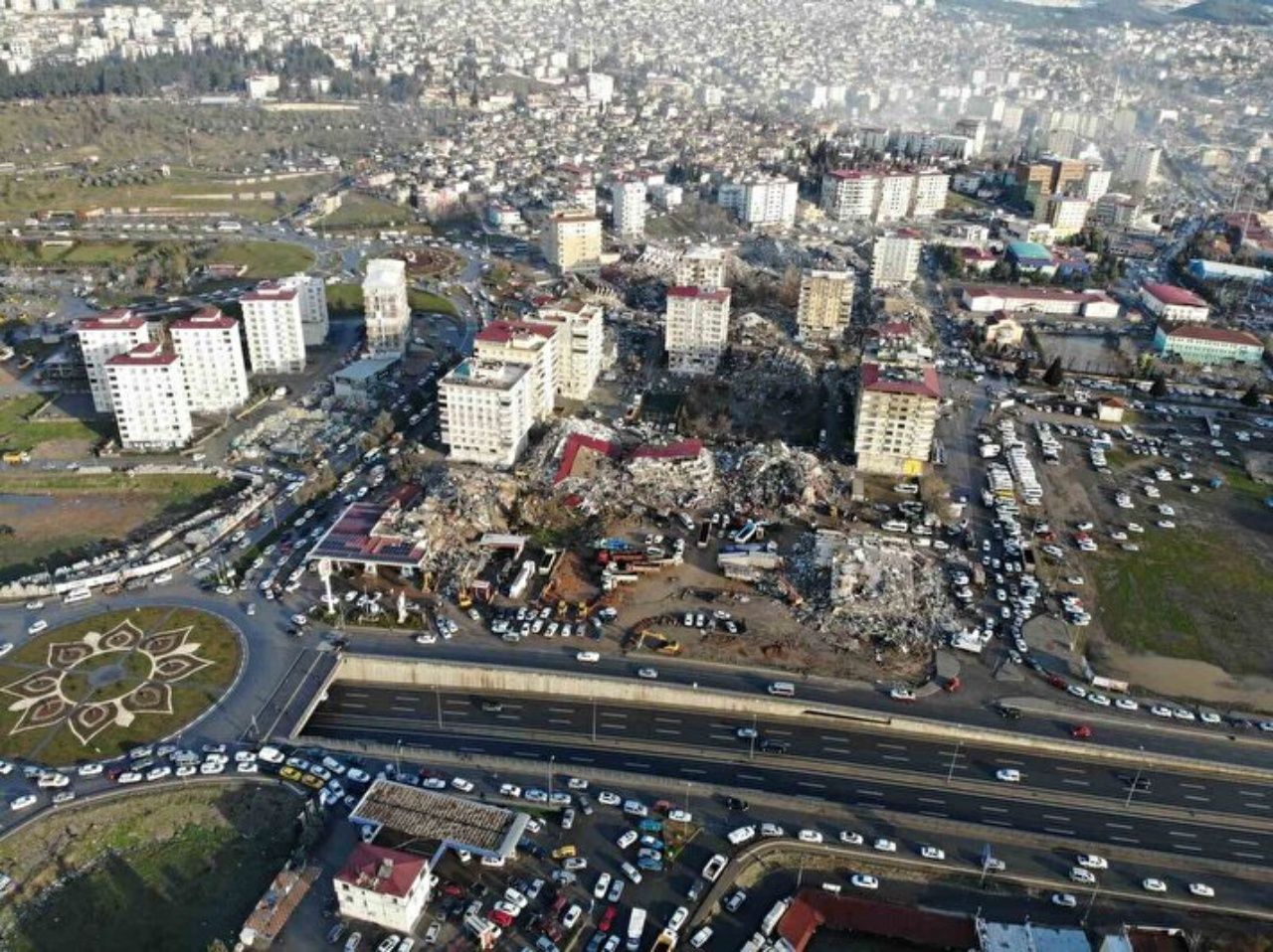 Deprem alanları havadan görüntülendi! Büyük yıkım gözler önüne serildi 1