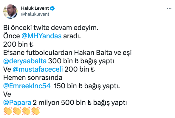 Haluk Levent deprem bölgeleri için AHBAP'a yardım gönderen ünlü isimleri açıkladı 3