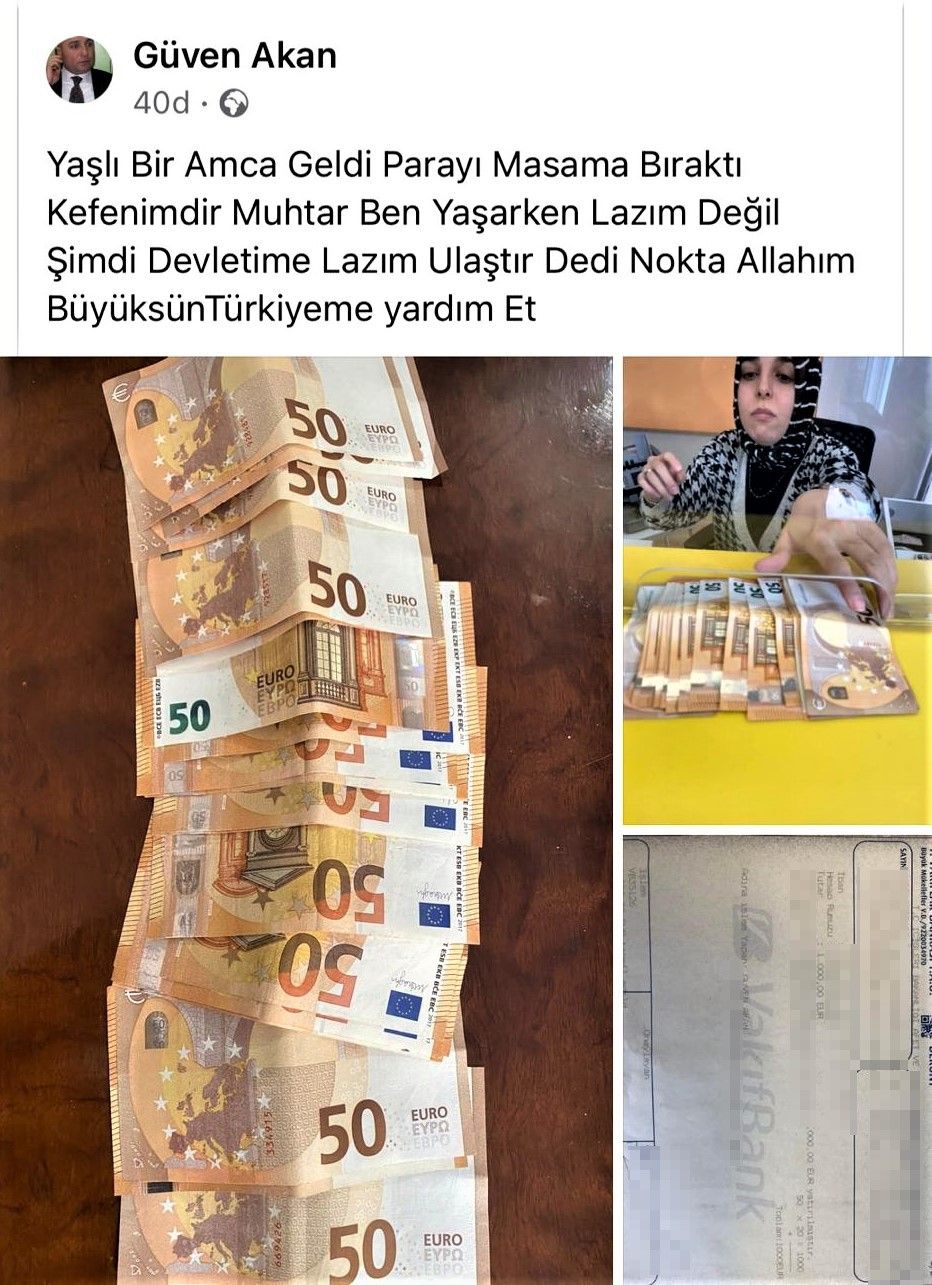 84 yaşındaki Remzi dede kefen parasını depremzedeler için bağışladı 4
